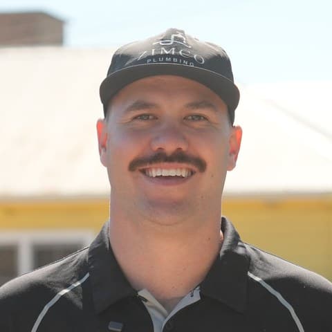 Zac Adams, owner of Zimco Plumbing